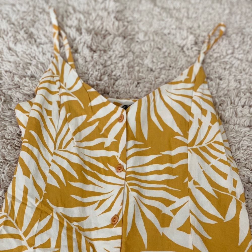 Forever 21 Fun Palm Leaves Dress